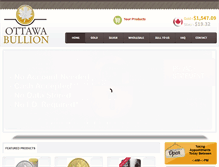 Tablet Screenshot of ottawabullion.com